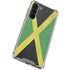Jamaica Flag Distressed Galaxy S23 Plus Clear Case